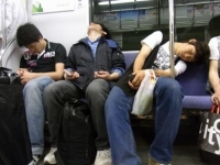 Sleeping On The Subway 26